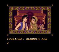 une photo d'Ã©cran de Aladdin sur Nintendo Super Nes